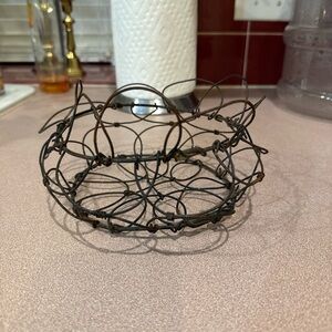 Vintage Wire Basket used to collect eggs